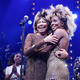 Tina Turner and Adrienne Warren speak during “Tina - The Tina Turner Musical” opening night on November 07, 2019 in New York City.